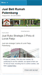 Mobile Screenshot of palembangproperti.wordpress.com