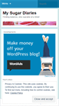 Mobile Screenshot of mysugardiaries.wordpress.com
