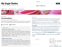 Tablet Screenshot of mysugardiaries.wordpress.com