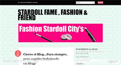 Desktop Screenshot of fashionstardollcity.wordpress.com