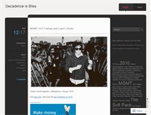 Tablet Screenshot of decadenceisbliss.wordpress.com
