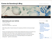 Tablet Screenshot of comesdesaresburg.wordpress.com