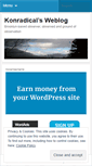 Mobile Screenshot of konradical.wordpress.com