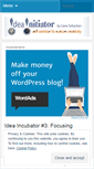 Mobile Screenshot of ideainitiator.wordpress.com
