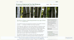 Desktop Screenshot of eternalstrengthtaichi.wordpress.com