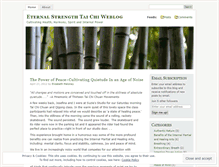 Tablet Screenshot of eternalstrengthtaichi.wordpress.com