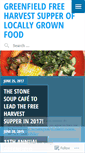 Mobile Screenshot of freeharvestsupper.wordpress.com