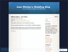 Tablet Screenshot of joanwhalen.wordpress.com