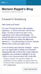 Mobile Screenshot of mariannrapple.wordpress.com