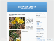 Tablet Screenshot of labyrinthgarden.wordpress.com