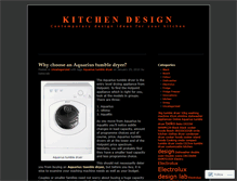 Tablet Screenshot of contemporarykitchendesign.wordpress.com