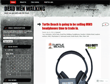 Tablet Screenshot of deadmenwalkingza.wordpress.com