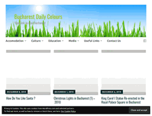 Tablet Screenshot of bucharestdailycolours.wordpress.com