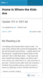 Mobile Screenshot of homeiswherethekidsare.wordpress.com