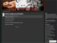 Tablet Screenshot of amandatrumper.wordpress.com