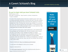 Tablet Screenshot of covertschizoid.wordpress.com