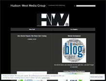 Tablet Screenshot of hudsonwestmediagroup.wordpress.com