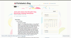 Desktop Screenshot of fitrilebeks.wordpress.com