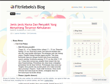 Tablet Screenshot of fitrilebeks.wordpress.com