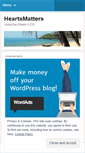 Mobile Screenshot of heartsmatters.wordpress.com