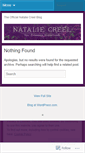 Mobile Screenshot of nataliecreelmusic.wordpress.com