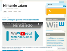 Tablet Screenshot of nintendolatam.wordpress.com