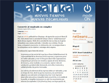 Tablet Screenshot of abarka.wordpress.com