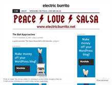 Tablet Screenshot of electricburrito.wordpress.com