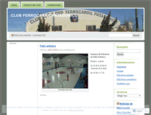 Tablet Screenshot of ferrocarrilpatagonico.wordpress.com