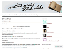 Tablet Screenshot of effyeahcreativemind.wordpress.com