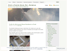 Tablet Screenshot of justacloud.wordpress.com