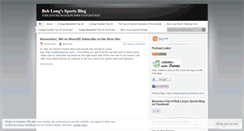 Desktop Screenshot of bobsportsblog.wordpress.com