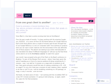 Tablet Screenshot of animnation.wordpress.com
