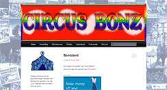 Desktop Screenshot of circusbonz.wordpress.com