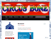 Tablet Screenshot of circusbonz.wordpress.com