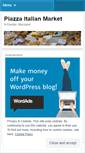Mobile Screenshot of piazzaitalianmarket.wordpress.com