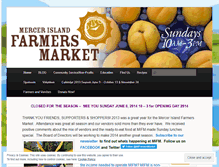 Tablet Screenshot of mifarmersmarket.wordpress.com