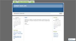 Desktop Screenshot of christourlife.wordpress.com