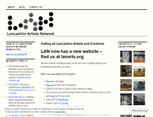 Tablet Screenshot of lancashireartistsnetwork.wordpress.com