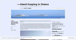 Desktop Screenshot of islandhoppinggreece.wordpress.com