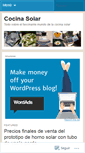 Mobile Screenshot of cocinasolar.wordpress.com