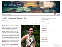 Tablet Screenshot of heyicanmakethat.wordpress.com