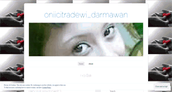 Desktop Screenshot of oniicitradewi.wordpress.com