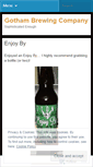 Mobile Screenshot of gothambrewing.wordpress.com