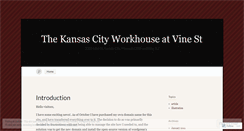 Desktop Screenshot of kansascityworkhouse.wordpress.com