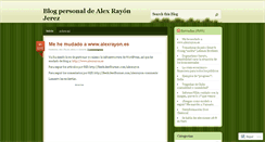 Desktop Screenshot of alexrayon.wordpress.com