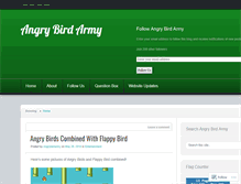 Tablet Screenshot of angrybirdarmy.wordpress.com