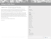 Tablet Screenshot of hidinginpublic.wordpress.com