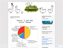 Tablet Screenshot of mosscomic.wordpress.com