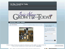Tablet Screenshot of growthfortoday.wordpress.com